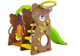 Zestaw ogrodowy Zjeżdżalnia Huśtawka MIŚ LEAN Toys