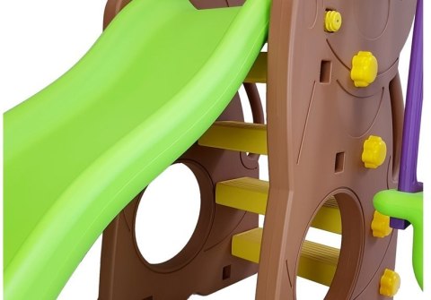 Zestaw ogrodowy Zjeżdżalnia Huśtawka MIŚ LEAN Toys Zestaw ogrodowy Zjeżdżalnia Huśtawka MIŚ LEAN Toys