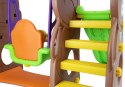 Zestaw ogrodowy Zjeżdżalnia Huśtawka MIŚ LEAN Toys