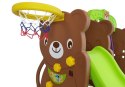 Zestaw ogrodowy Zjeżdżalnia Huśtawka MIŚ LEAN Toys