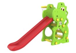 Zjeżdżalnia Plastikowa DINO z Koszem LEAN Toys
