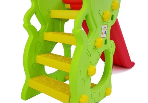 Zjeżdżalnia Plastikowa DINO z Koszem LEAN Toys Zjeżdżalnia Plastikowa DINO z Koszem LEAN Toys