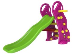 Zjeżdżalnia Plastikowa Z Drabinką Fioletowa LEAN Toys