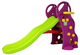 Zjeżdżalnia Plastikowa Z Drabinką Fioletowa LEAN Toys