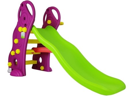 Zjeżdżalnia Plastikowa Z Drabinką Fioletowa LEAN Toys Zjeżdżalnia Plastikowa Z Drabinką Fioletowa LEAN Toys