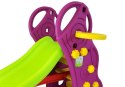 Zjeżdżalnia Plastikowa Z Drabinką Fioletowa LEAN Toys