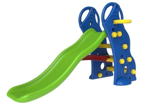 Zjeżdżalnia Plastikowa z Drabinką Niebieska LEAN Toys Zjeżdżalnia Plastikowa z Drabinką Niebieska LEAN Toys