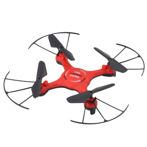 Dron Y20 UFO Zdalnie Sterowany Światła Obrót 360° Czerwony LEAN Toys Dron Y20 UFO Zdalnie Sterowany Światła Obrót 360° Czerwony LEAN Toys