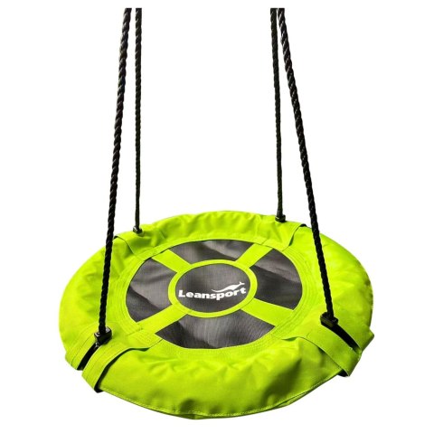 Huśtawka Ogrodowa Bocianie Gniazdo Dla Dzieci Zielona 60cm LEAN Sport Huśtawka Ogrodowa Bocianie Gniazdo Dla Dzieci Zielona 60cm LEAN Sport