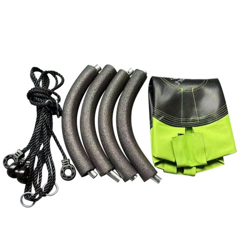 Huśtawka Ogrodowa Bocianie Gniazdo Dla Dzieci Zielona 60cm LEAN Sport Huśtawka Ogrodowa Bocianie Gniazdo Dla Dzieci Zielona 60cm LEAN Sport