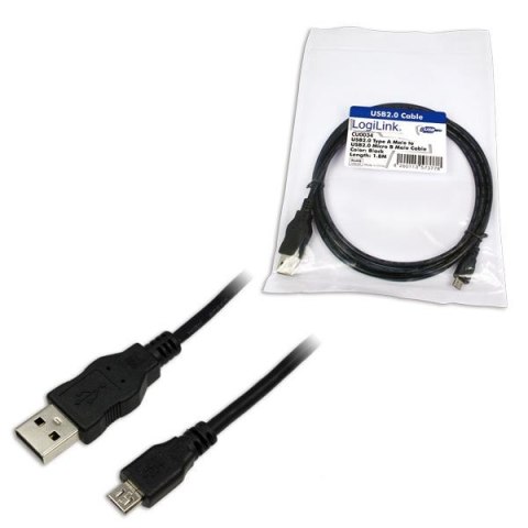 Kabel USB LogiLink CU0034 USB A (M) > micro USB B (M) LogiLink