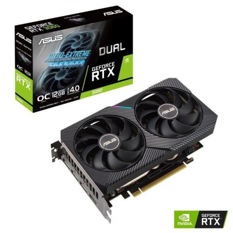 Karta VGA Asus GeForce RTX 3060 DUAL-RTX3060-O12G-V2 12GB GDDR6 192bit HDMI+3xDP PCIe4.0 Asus