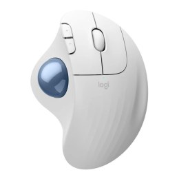 Mysz bezprzewodowa Logitech ERGO M575S optyczna Biała + niebieska kula Logitech