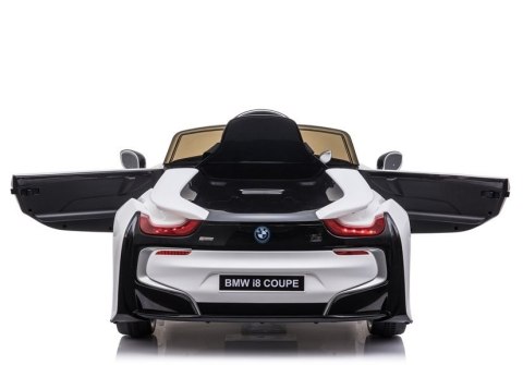 Auto na Akumulator BMW I8 Coupe Biały LEAN CARS Auto na Akumulator BMW I8 Coupe Biały LEAN CARS