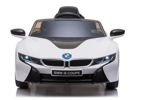 Auto na Akumulator BMW I8 Coupe Biały LEAN CARS Auto na Akumulator BMW I8 Coupe Biały LEAN CARS