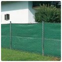 Siatka Cieniująca Na Ogrodzenie Płot Maskująca Zielona 1.5M 50M 140g/m² LEAN