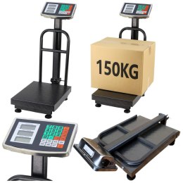 Waga Elektroniczna LCD Platformowa Magazynowa Dokładność do 20g 150kg LEAN