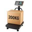 Waga Elektroniczna LCD Platformowa Magazynowa Dokładność do 20g 200kg LEAN