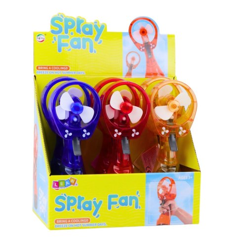 Wentylator Wiatrak Przenośny z Natryskiem Na Baterie Mix LEAN Toys Wentylator Wiatrak Przenośny z Natryskiem Na Baterie Mix LEAN Toys