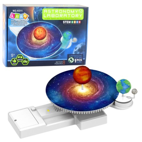 Astronomiczny Zestaw Edukacyjny Słońce Ziemia Księżyc DIY LEAN Toys Astronomiczny Zestaw Edukacyjny Słońce Ziemia Księżyc DIY LEAN Toys