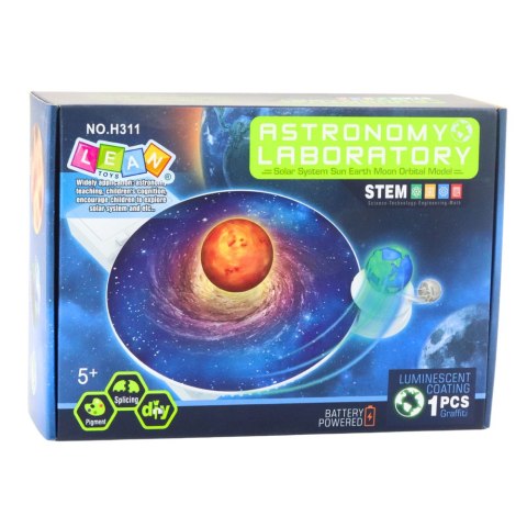 Astronomiczny Zestaw Edukacyjny Słońce Ziemia Księżyc DIY LEAN Toys Astronomiczny Zestaw Edukacyjny Słońce Ziemia Księżyc DIY LEAN Toys