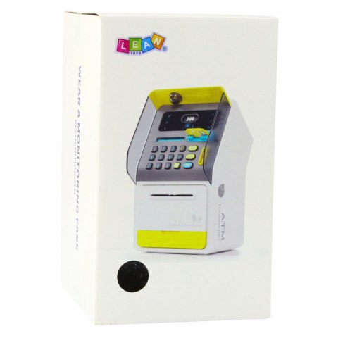 Bankomat Sejf Skarbonka Kod PIN Karta Bankomatowa Różowy LEAN Toys Bankomat Sejf Skarbonka Kod PIN Karta Bankomatowa Różowy LEAN Toys