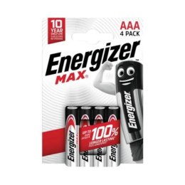 Bateria alkaliczna Energizer MAX AAA / LR03 - 4 sztuki (blister) [N] Energizer