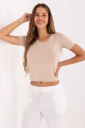 Bluzka Model 95-BZ-639012.30P Beige - Rue Paris Rue Paris