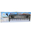Keyboard Elektryczny Mikrofon Stojak Na Nuty Nagrywanie Odtwarzanie LEAN Toys