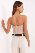 Koszulka Top Model LK-TP-510105.91 Beige - Lakerta Lakerta