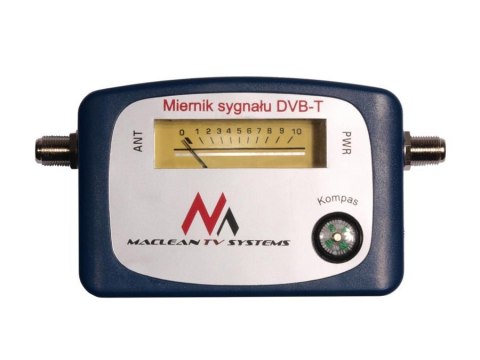Miernik telewizyjny DVB-T Maclean MCTV-627 kabel 25cm F-F, etui, zestaw zasilający Maclean