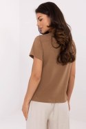 Tshirt Damski Model CLM-TS-1704.85 Light Brown - Factory Price Factory Price