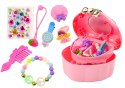 Zestaw Kuferek Szkatułka Serduszko Pudełko Na Biżuterię Akcesoria MIX LEAN Toys