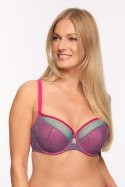 Biustonosz Soft Biustonosz Semi-Soft Model Ariel 1295 Turkus/Fuksja - Gaia Gaia