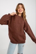 Bluza Damska Model EM-BL-617-4.41P Brown - Ex Moda Ex Moda