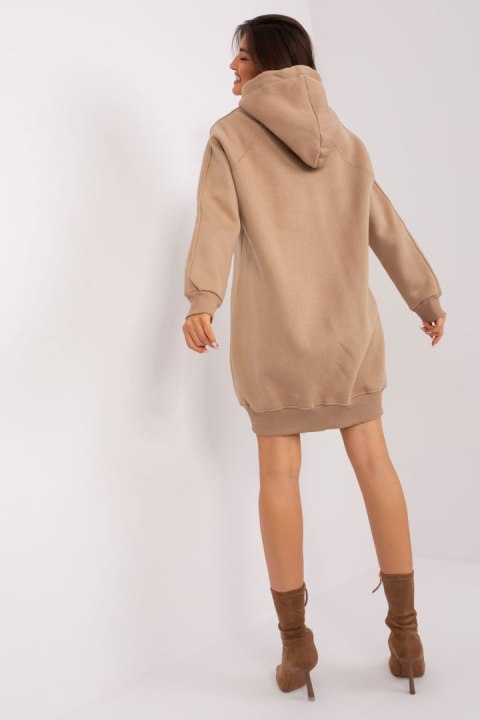 Bluza Damska Model EM-BL-704.99P Dark Beige - Ex Moda Ex Moda Bluza Damska Model EM-BL-704.99P Dark Beige - Ex Moda Ex Moda