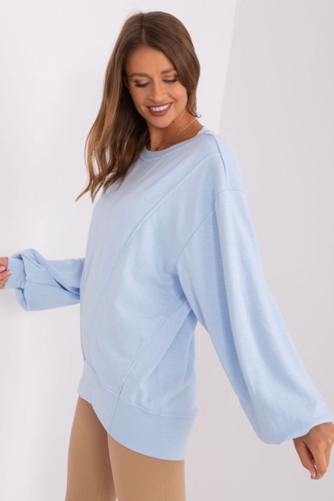 Bluza Damska Model EM-BL-716.14 Light Blue - Ex Moda Ex Moda Bluza Damska Model EM-BL-716.14 Light Blue - Ex Moda Ex Moda