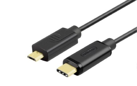 Kabel USB Unitek Y-C473BK USB 2.0 Typ-C (M) - micro USB B (M) 1m Unitek