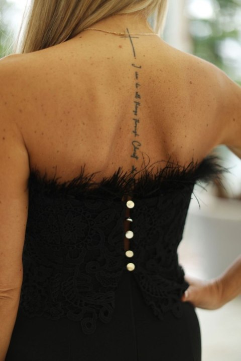 Koszulka Gorset Model Lila Black Gipura - Jersa Jersa Koszulka Gorset Model Lila Black Gipura - Jersa Jersa