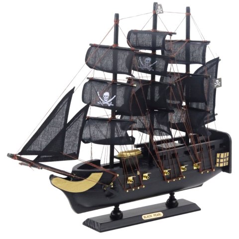 Model Kolekcjonerski Dekoracyjny Statek Żaglowiec Czarna Perła 40x35cm LEAN Toys Model Kolekcjonerski Dekoracyjny Statek Żaglowiec Czarna Perła 40x35cm LEAN Toys