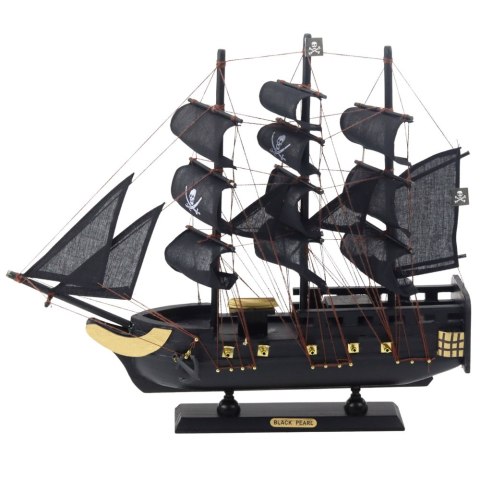 Model Kolekcjonerski Dekoracyjny Statek Żaglowiec Czarna Perła 40x35cm LEAN Toys Model Kolekcjonerski Dekoracyjny Statek Żaglowiec Czarna Perła 40x35cm LEAN Toys