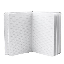 Notatnik Zeszyt Planner W Linie Liście Rośliny Gumka A5 80 Kartek LEAN