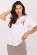 T-shirt Damski Model D12022AI02645S White - Sublevel Sublevel T-shirt Damski Model D12022AI02645S White - Sublevel Sublevel