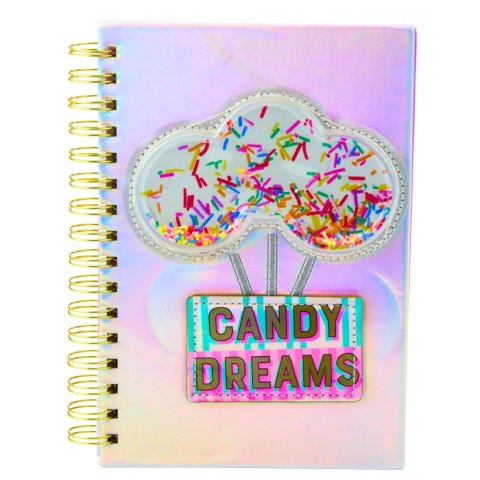 Zeszyt Notatnik W Linie Candy Dreams Cukierki Holograficzny A5 90 Kartek LEAN Zeszyt Notatnik W Linie Candy Dreams Cukierki Holograficzny A5 90 Kartek LEAN