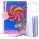 Zeszyt Notatnik W Linie Lizak Konfetti Holograficzny A5 80 Kartek LEAN