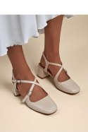 Czółenka Model Lollita 6351-2 Beige - PRIMO PRIMO