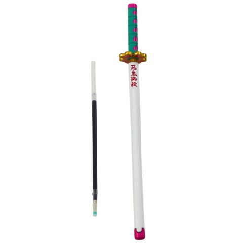 Długopis Miecz Katana Anime Metalowy Czarny Tusz Wymienny Wkład Turkus LEAN Długopis Miecz Katana Anime Metalowy Czarny Tusz Wymienny Wkład Turkus LEAN