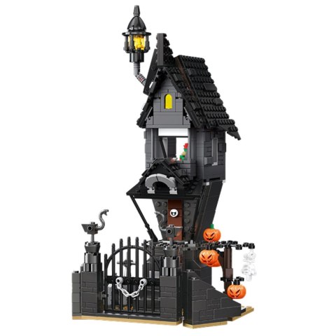 Klocki Konstrukcyjne Dom Strachu Halloween Wieża 581 el. LEAN Toys Klocki Konstrukcyjne Dom Strachu Halloween Wieża 581 el. LEAN Toys
