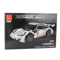 Klocki Konstrukcyjne Samochód GT Racing Biały 1:14 1268 el. LEAN Toys