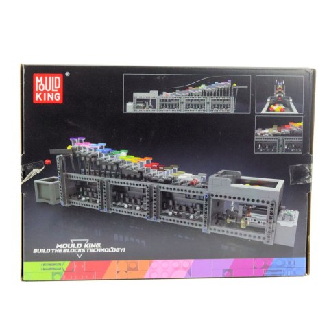 Klocki Konstrukcyjne Tor Na Kulki Z Silnikiem Elektrycznym 1038 el. LEAN Toys